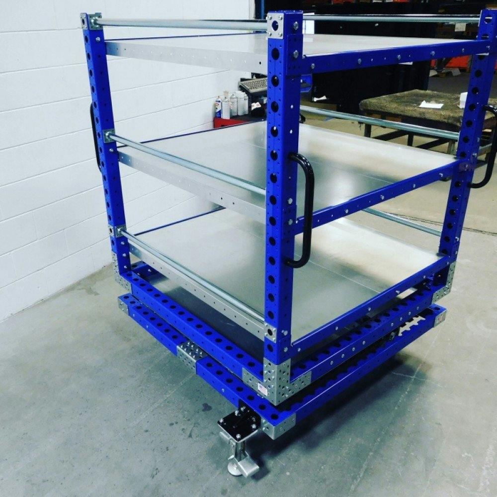 Industrial rotating cart by FlexQube