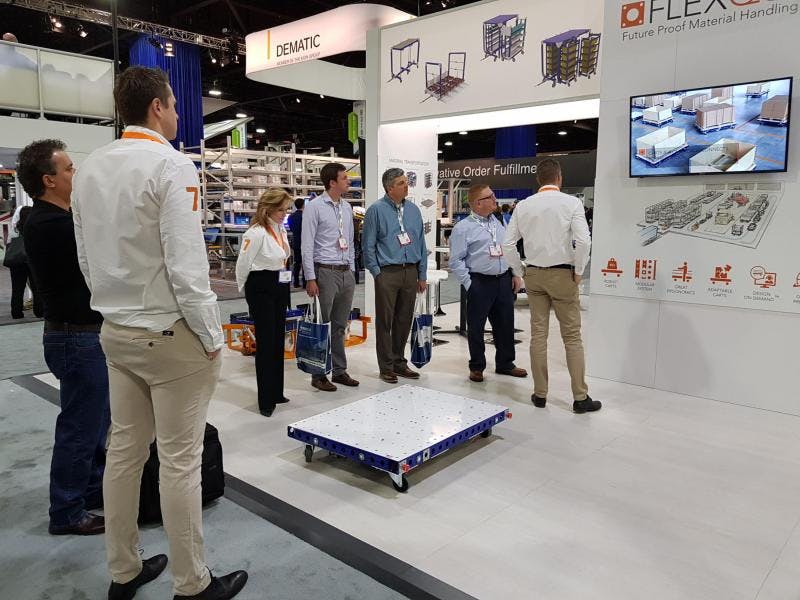 FlexQube smart cart at MODEX 2018