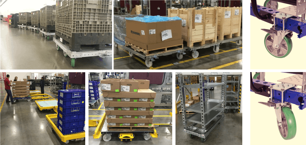 FlexQube carts at Brose