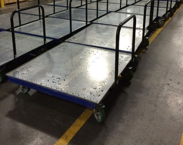 Flexqube industrial pallet carts