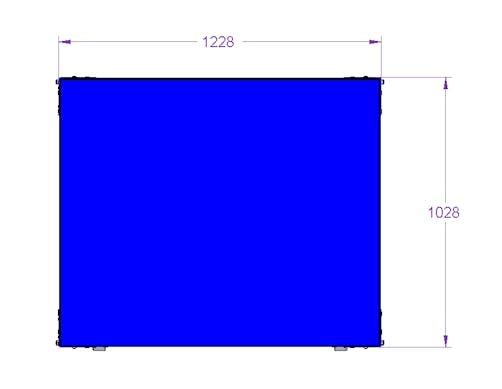 Still Shelf Cart 1220 x 1020 mm