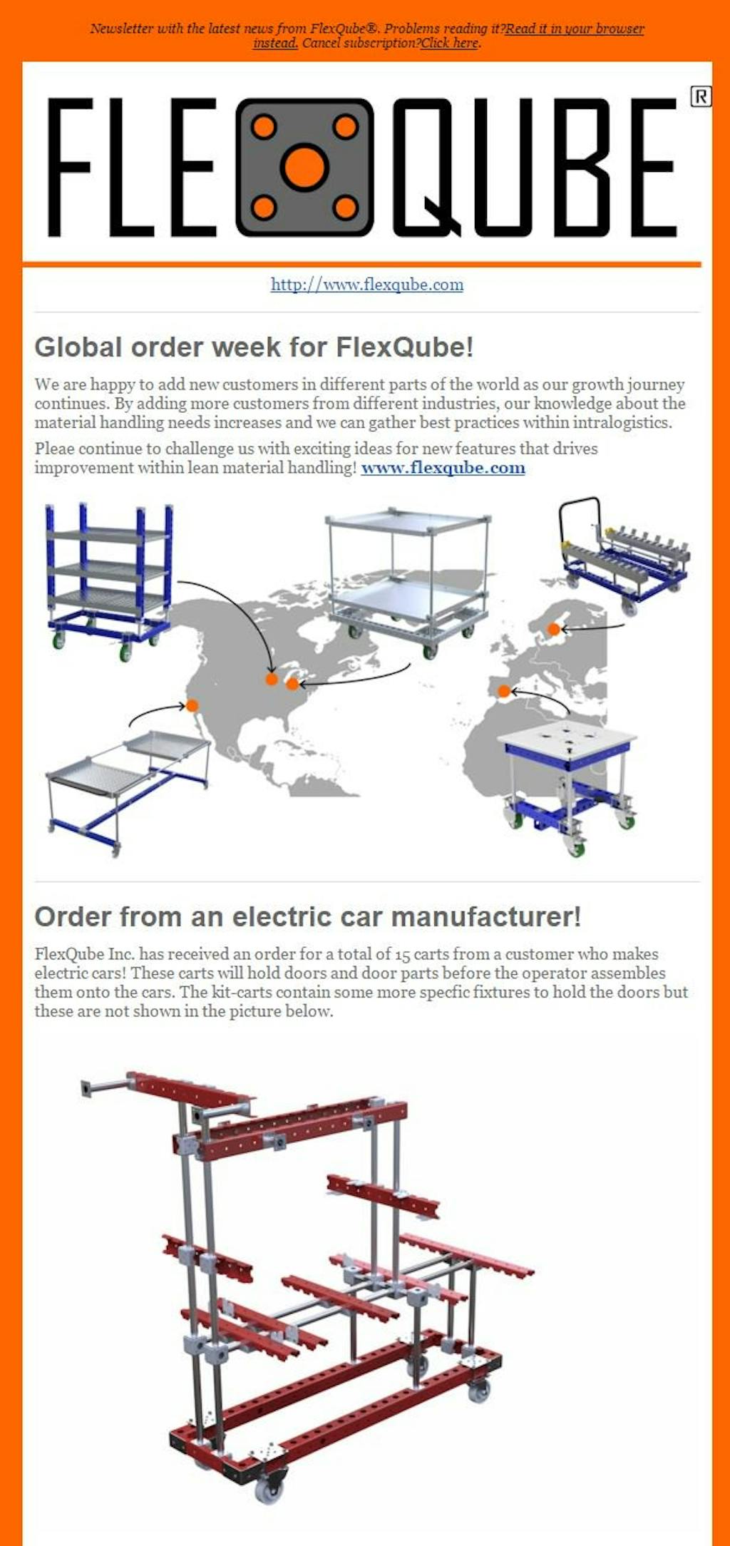 FlexQube newsletter