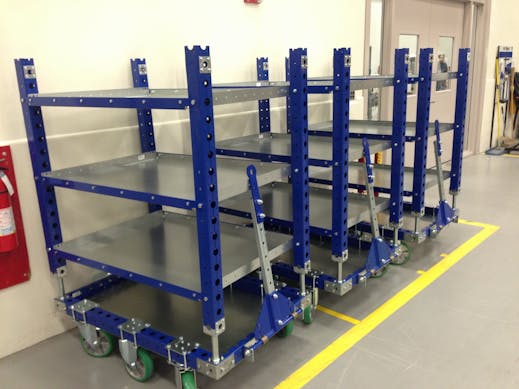 Flat Shelf Cart 1260 x 840 mm