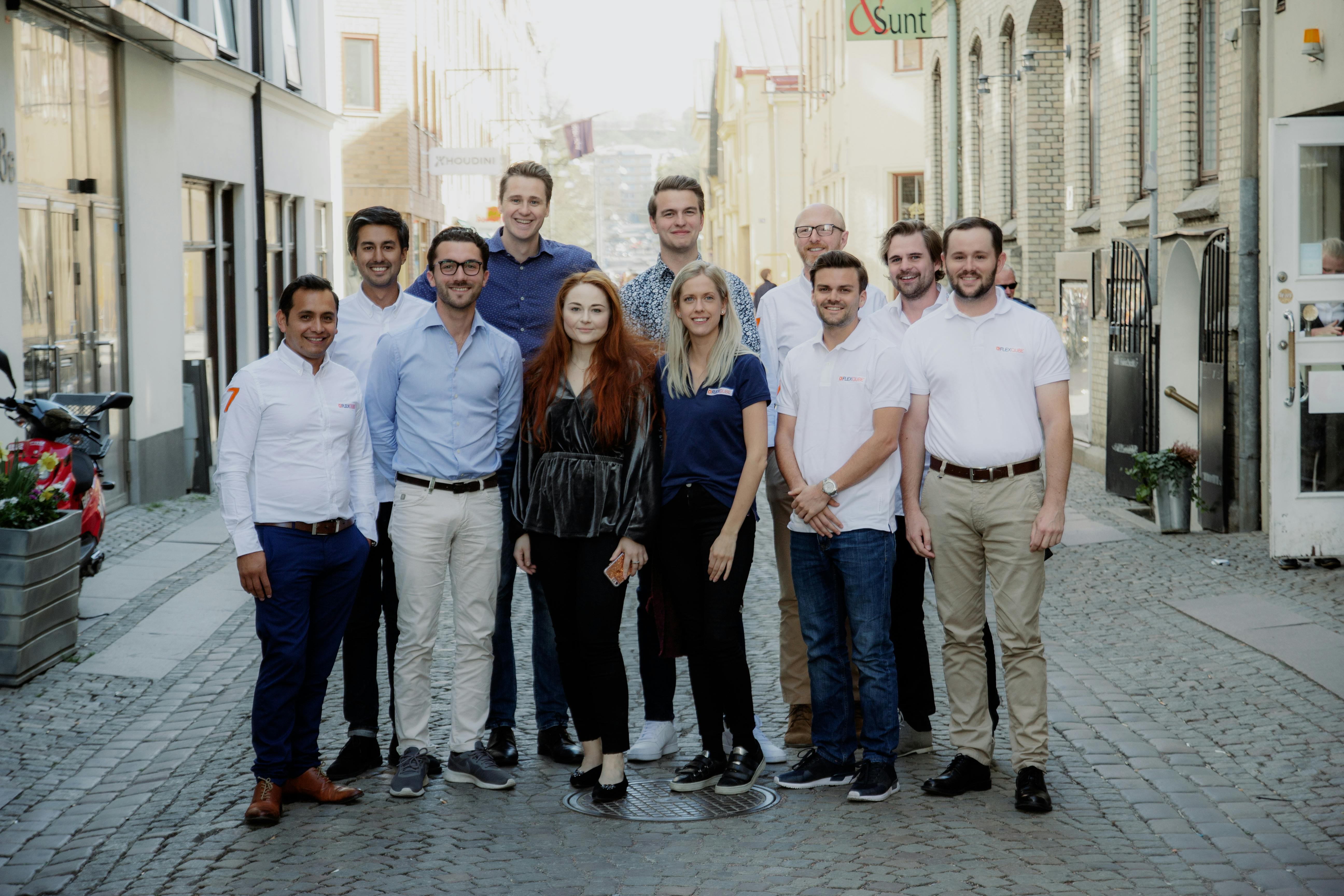 The FlexQube Europe Team in Gothenburg