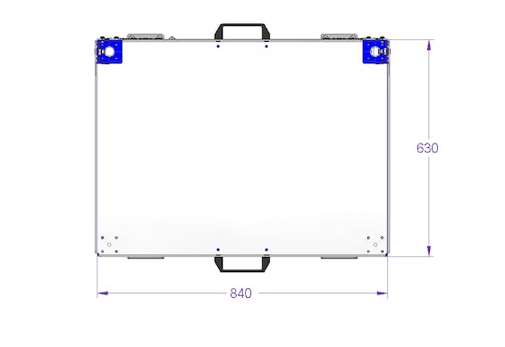 Flat Shelf Cart - 840 x 630 mm