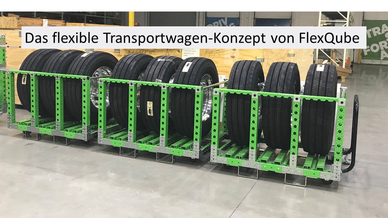 Das flexible Transportwagen-Konzept von FlexQube