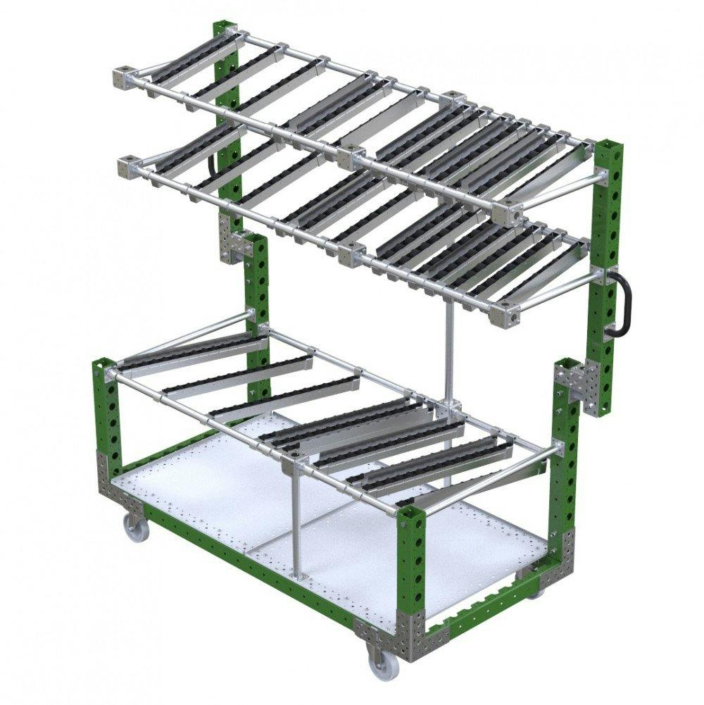 FlexQube industrial overhang rack