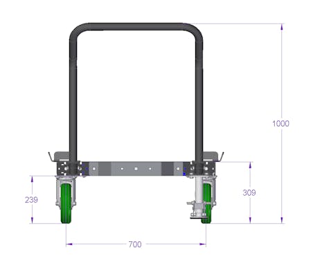 Pallet Cart - 770 x 840 mm