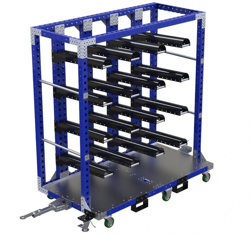 FlexQube Material Handling hanging cart