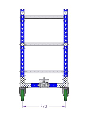 Flat Shelf Cart 1260 x 840 mm