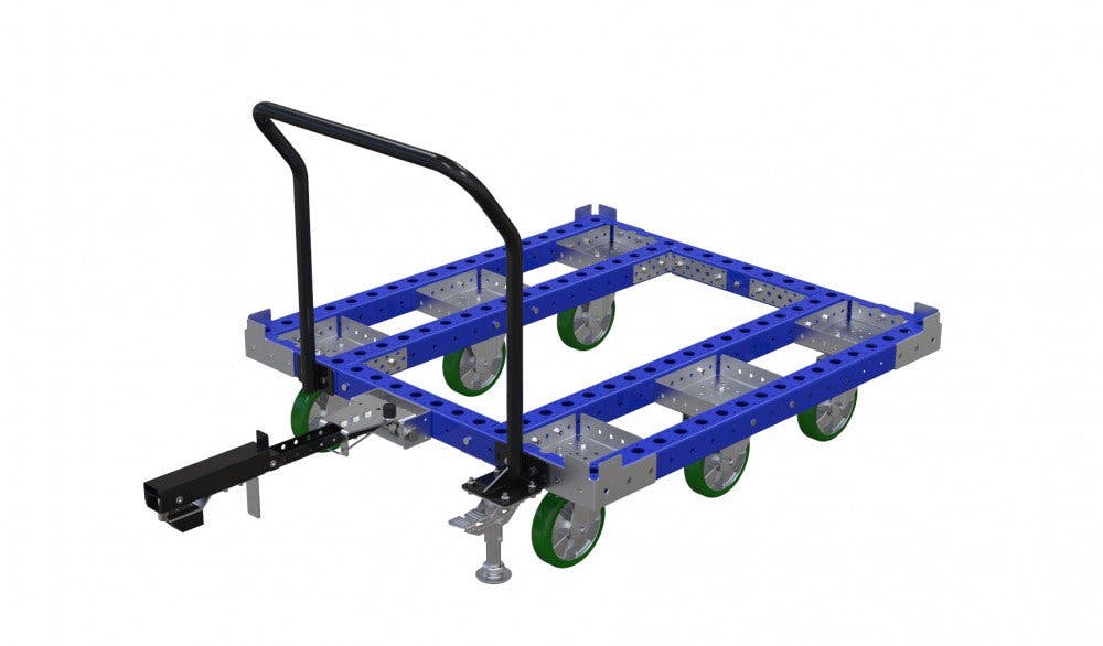 FlexQube tugger cart without flat deck