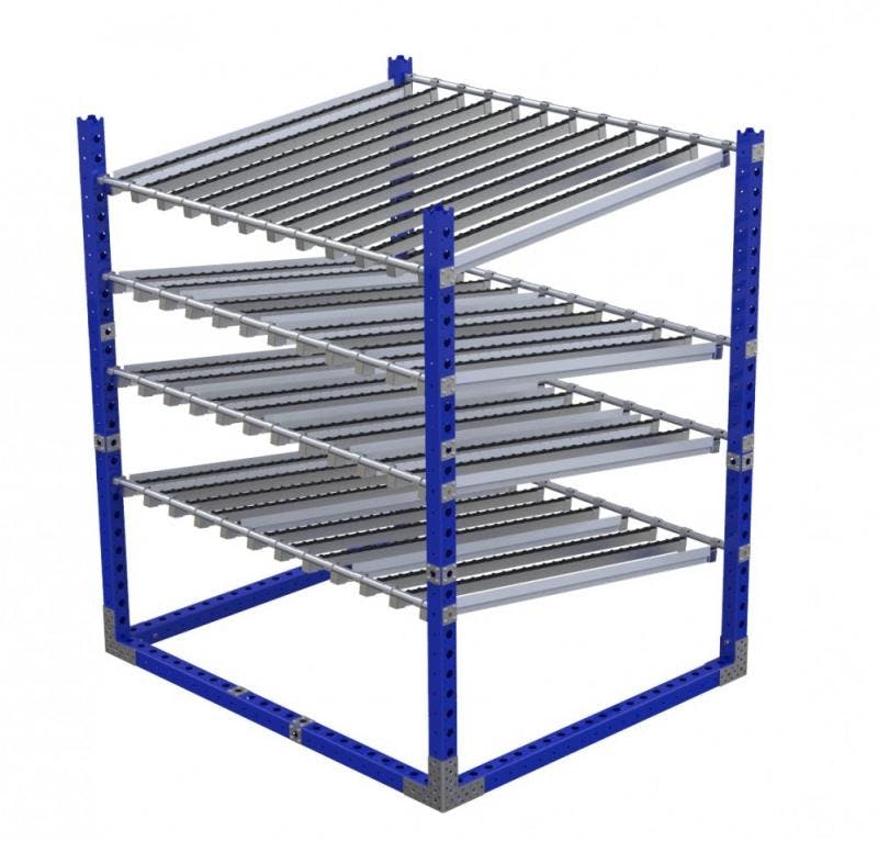 FlexQube Material Handling flow rack