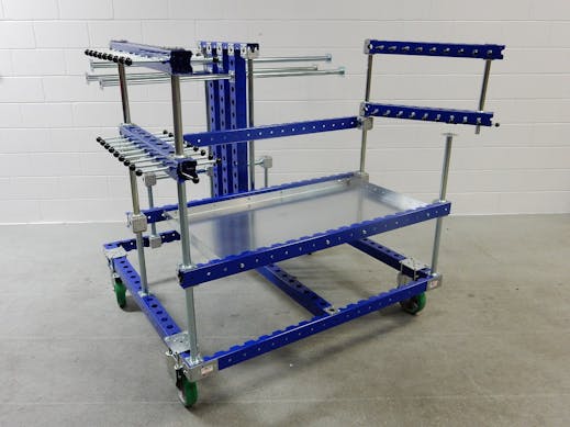 Hose Cart with Swingable Arms