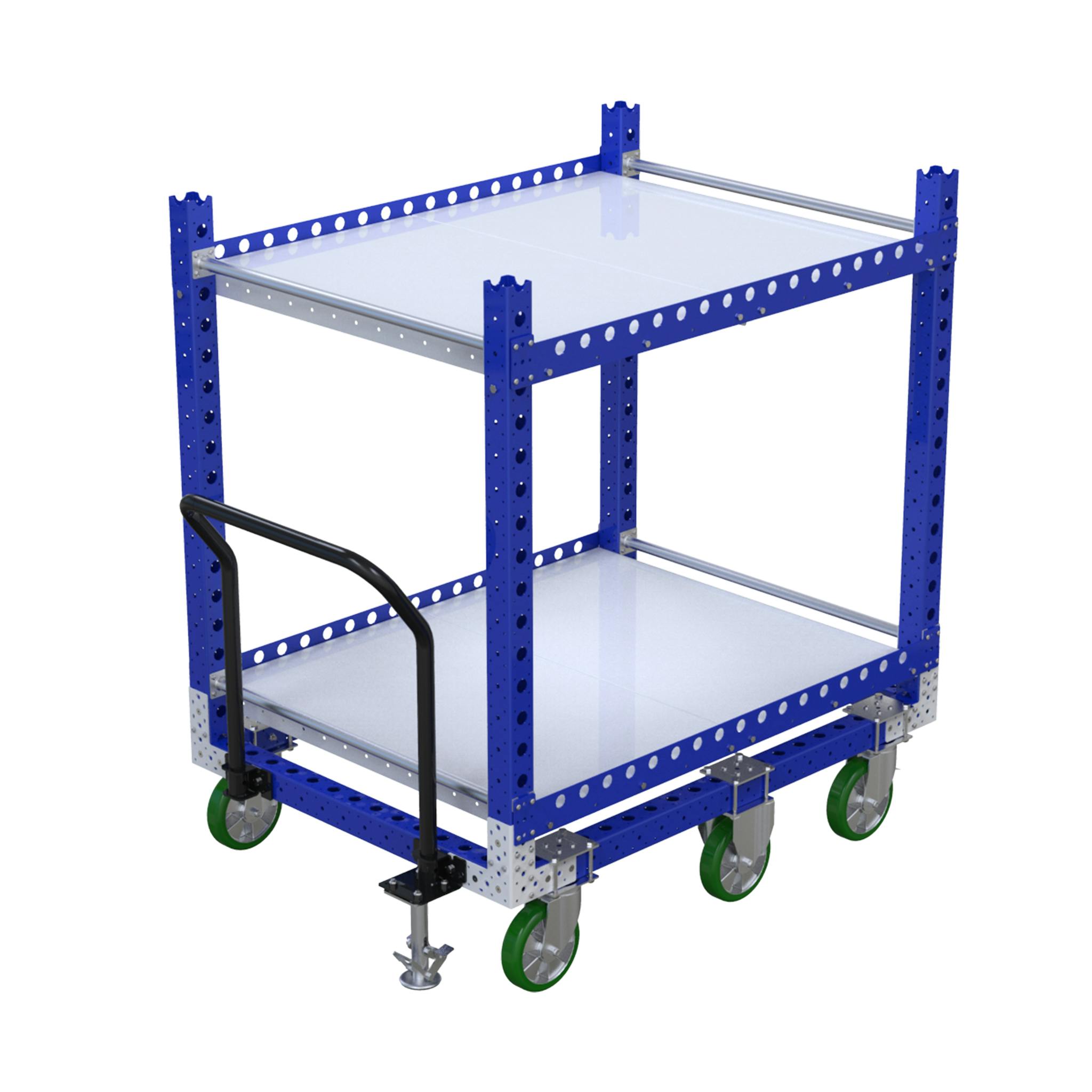 Two shelf cart by FlexQube