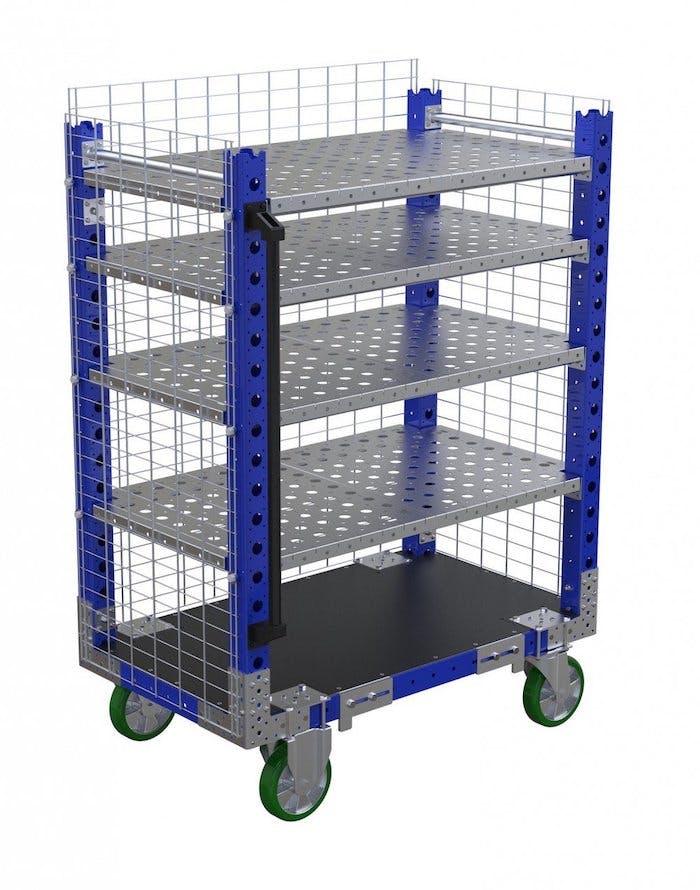 Shelf Cart with fence