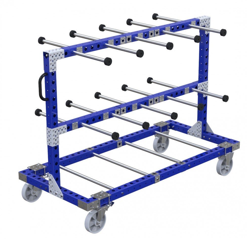 FlexQube Material Handling hanging cart