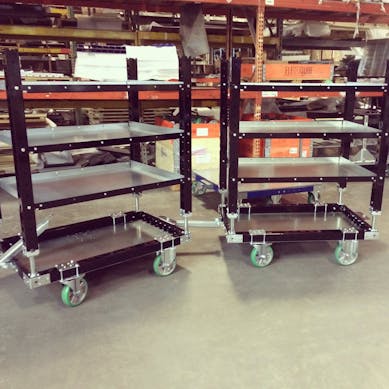 Flat Shelf Cart 1260 x 840 mm